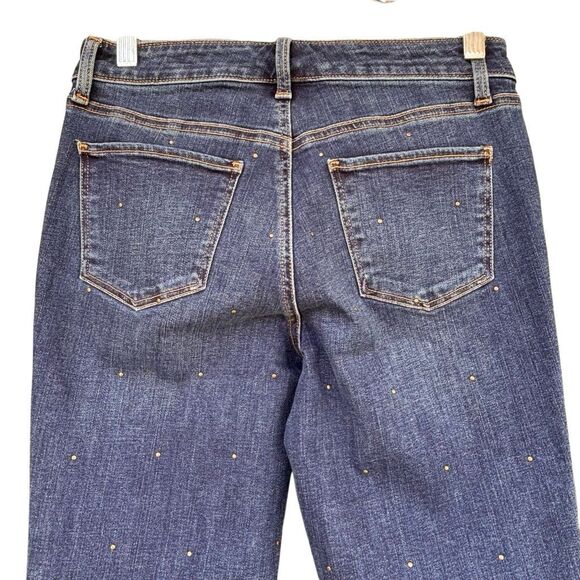 Talbots Flawless Jeans Women’s Size 4P Slim Ankle Bronze Dots Mid High Rises - Picture 7 of 8